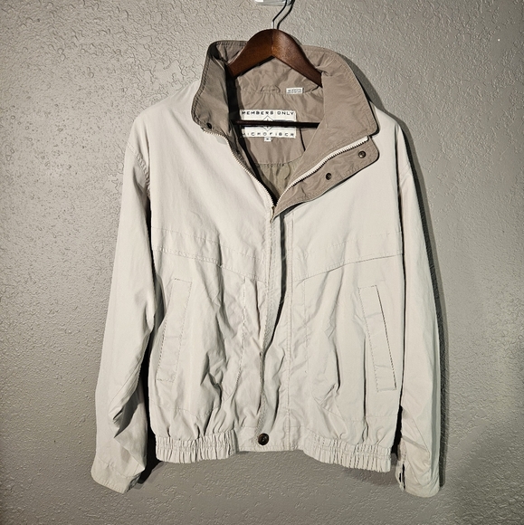 Members Only Vintage Microfiber Bomber Jacket Medium - Picture 1 of 12